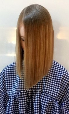 Long A-line cut by Mark at the klinik hairdressing London