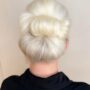 Wedding hair with cute bow